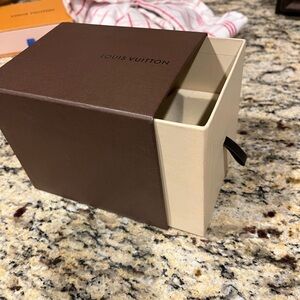Louis Vuitton Elegant Brown and Cream Box
